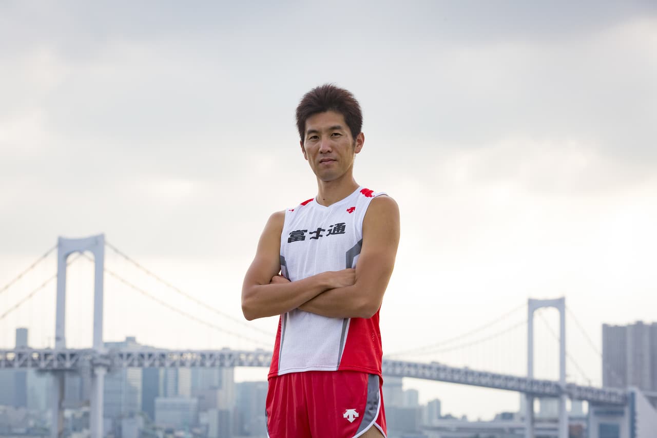 Race Walk Olympian Koichiro Morioka VR shoot in Tokyo