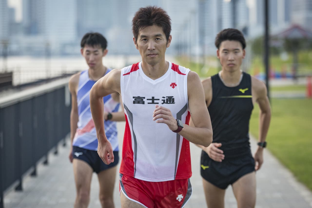 Olympian Koichiro Morioka Practicing 
